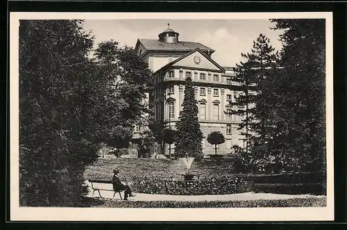 AK Mülhausen, Steinbachgarten mit Theater