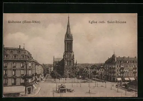 AK Mulhouse, Eglise cath. Saint-Etienne