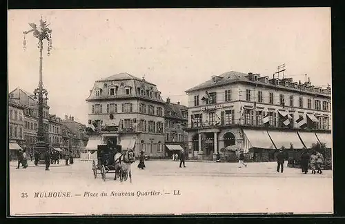 AK Mulhouse, Place du Nouveau Quartier