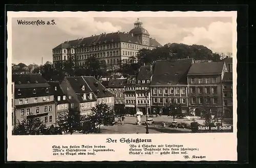 AK Weissenfels a. S., Markt und Schloss