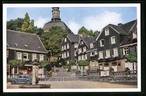 AK Solingen, Gräfrather Marktplatz