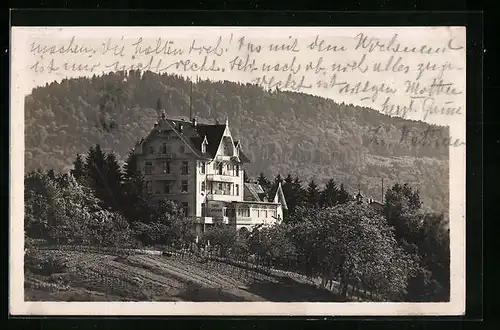 AK Baden-Baden, Hotel und Café Gretel