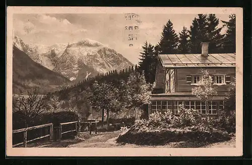 AK Berchtesgaden, Alpenwirtschaft Rost-Alm