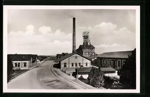 AK Kochendorf, Steinsalzwerk, Schacht König Wilhelm II., Gesamtansicht