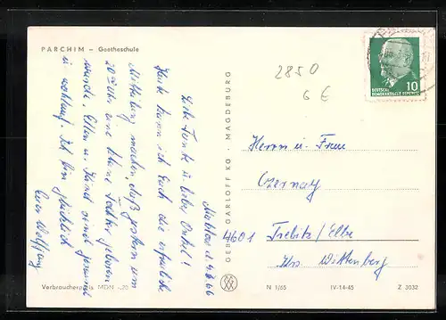AK Parchim, Goetheschule