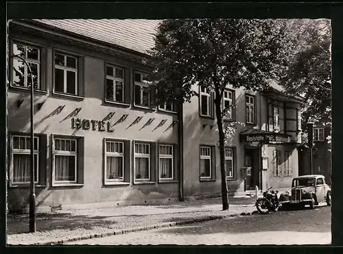AK Ludwigslust /Meckl., HO-Gaststätte Mecklenburger Hof