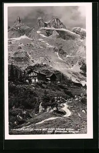 AK Lindauerhütte mit drei Türme