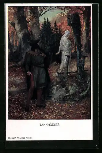 Künstler-AK Richard Wagner-Zyklus Tannhäuser