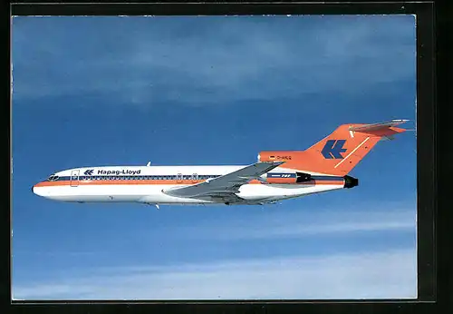 AK Flugzeug Boeing-Jet 727-100 von Hapag-Lloyd im Flug