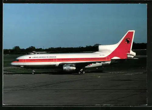 AK Flugzeug Lockheed L-1011, Tristar 500 der Angola Airlines vor dem Start