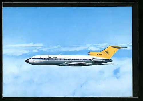 AK Flugzeug Boeing 727-30 von Condor über den Wolken
