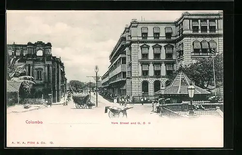 AK Colombo, York Street and G. O. H.