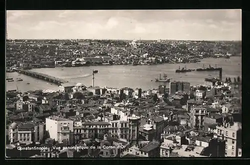 AK Constantinople, Vue panoramique de la Corne d`Or