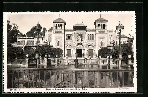 AK Sevilla, Plaza de America Palacio de Bellas Artes