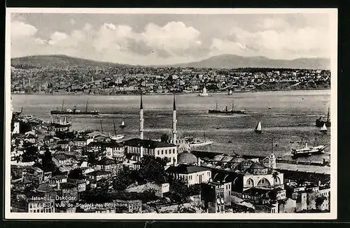 AK Istanbul, Vue de Scutari au Bosphore
