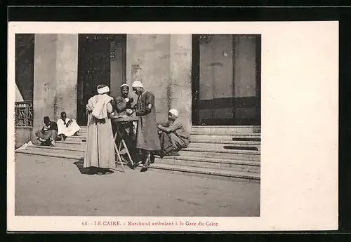 AK Cairo, Marchand ambulant a la Gare du Caire