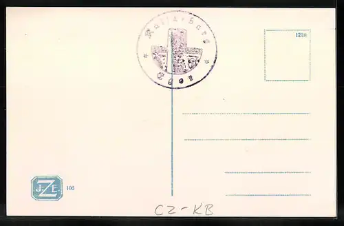 AK Eger, die Kirche am platz