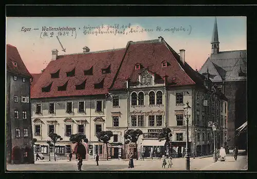 AK Eger, vor dem Wallensteinhaus