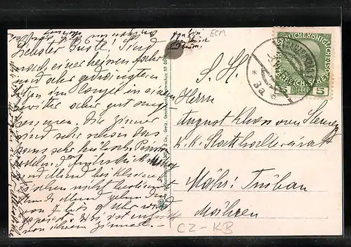 AK Franzensbad, Hotel Three Lilies