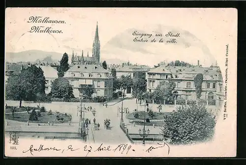 AK Mulhouse, Entrée de la ville