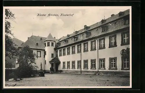 AK Obernhof / Lahn, Kloster Arnstein, im Klosterhof