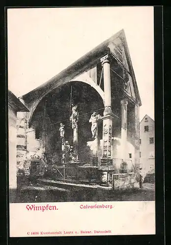 AK Wimpfen, am Calvarienberg