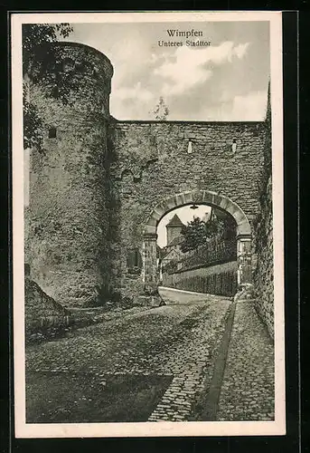 AK Wimpfen, Unteres Stadttor