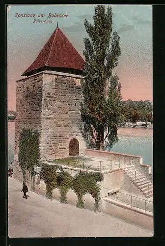 AK Konstanz / Bodensee, am Pulverturm