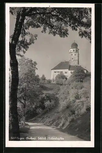 AK Stühlingen / Baden, Blick zum Schloss Hohenlupfen