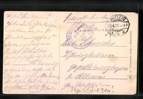 AK Mutzig, Partie am Kanal