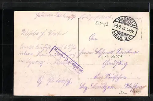 AK Hagenau i. Els., Paradeplatz