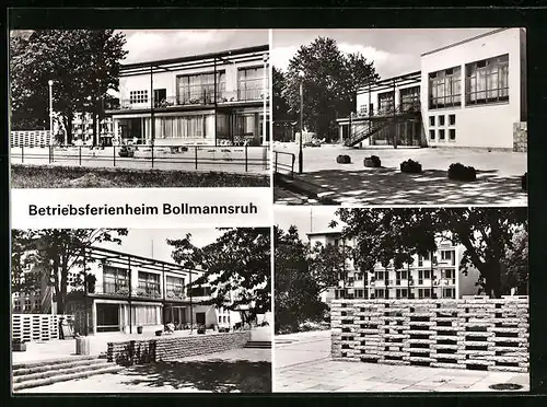 AK Päwesin OT Bagow-Bollmannsruh /Kr. Brandenburg, Betriebsferienheim des VEB Stahl und Walzwerk Brandenburg