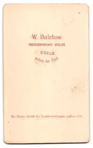 Fotografie W. Dalchow, Egeln, Portrait junge Frau mit Flechtfrisur