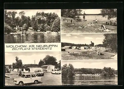 AK Molchow / Neuruppin, Zeltplatz Stendenitz