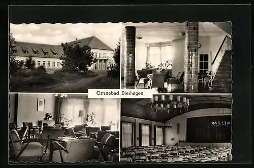 AK Dierhagen / Ostsee, FDGB-Haus Ernst Moritz Arndt