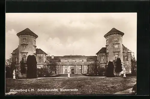 AK Rheinsberg i. M., Schlossansicht, Wasserseite