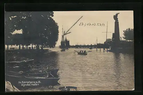 AK Konstanz a. B., Gondelhafen