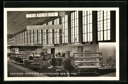 AK Berlin, Deutsche Industrie Ausstellung 1956, Telefunken