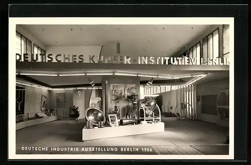 AK Berlin, Deutsche Industrie-Ausstellung 1956, Deutsches Kupfer-Institut