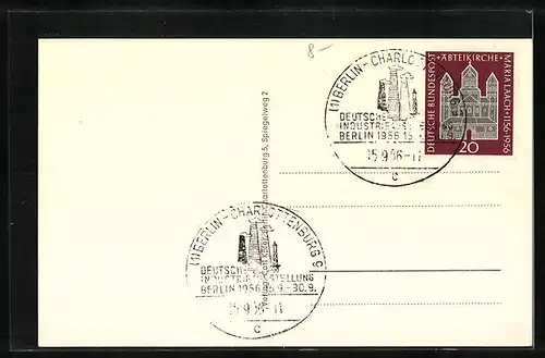 AK Berlin, Deutsche Industrie-Ausstellung 1956, Deutsches Kupfer-Institut