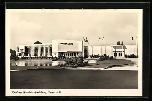 AK Berlin, Deutsche Industrie-Ausstellung 1951, Haus Niederlande