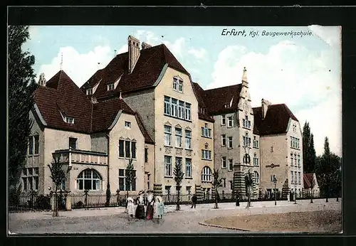 AK Erfurt, Königliche Baugewerkschule