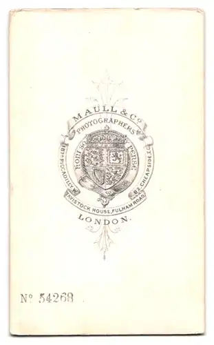 Fotografie Maull & Co, London, 62. Cheapside, Älterer Herr mit Rauschebart