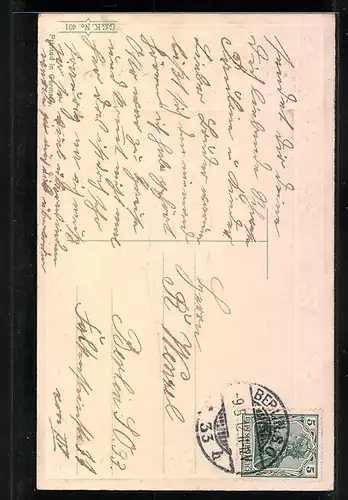 AK Kind im Matrosenanzug, Geburtstag