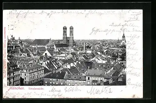 AK München, Totalansicht