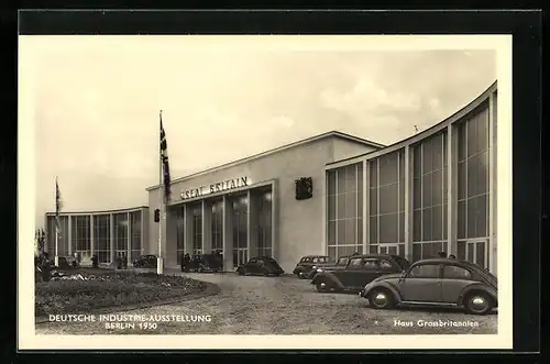 AK Berlin, Deutsche Industrie-Ausstellung 1950, Haus Grossbritannien