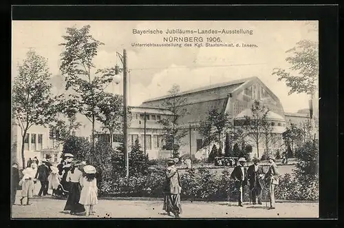 AK Nürnberg, Bayerische Jubiläums-Landes-Ausstellung 1906, Unterrichtsausstellung