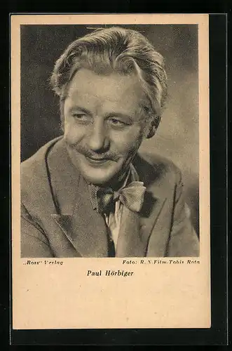 AK Schauspieler Paul Hörbiger