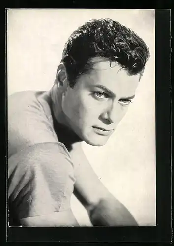 AK Schauspieler Toni Curtis als sportlicher junger Mann