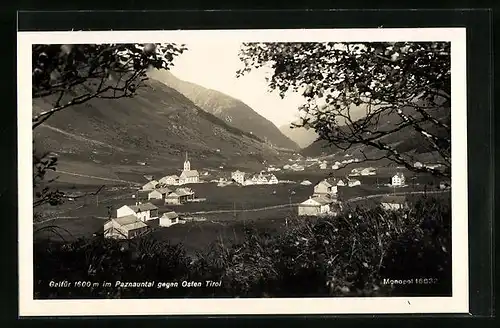 AK Galtür /Paznauntal, Ortsansicht mit Kirche